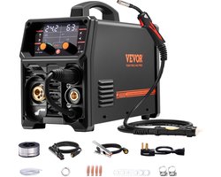 VEVOR MIG lasapparaat 200A 4-in-1 Lasapparaat Gas MIG/Flux Core MIG/Stick/Lift TIG