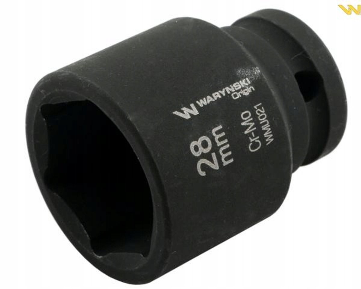 Slagdop 1/2" 28mm Zeskant CrMo DIN 3129