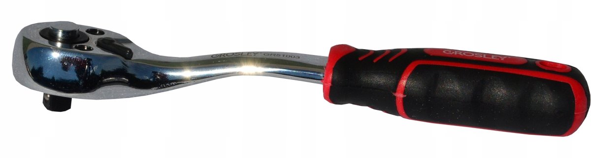 Grosley 1/2" Gebogen Ratelsleutel 72 Tands CrV
