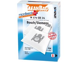 CleanBag stofzuigerzakken 4 stuks - Geschikt voor Bosch Siemens - G XL G XXL G ALL - Inclusief 1 filter - Alternatief