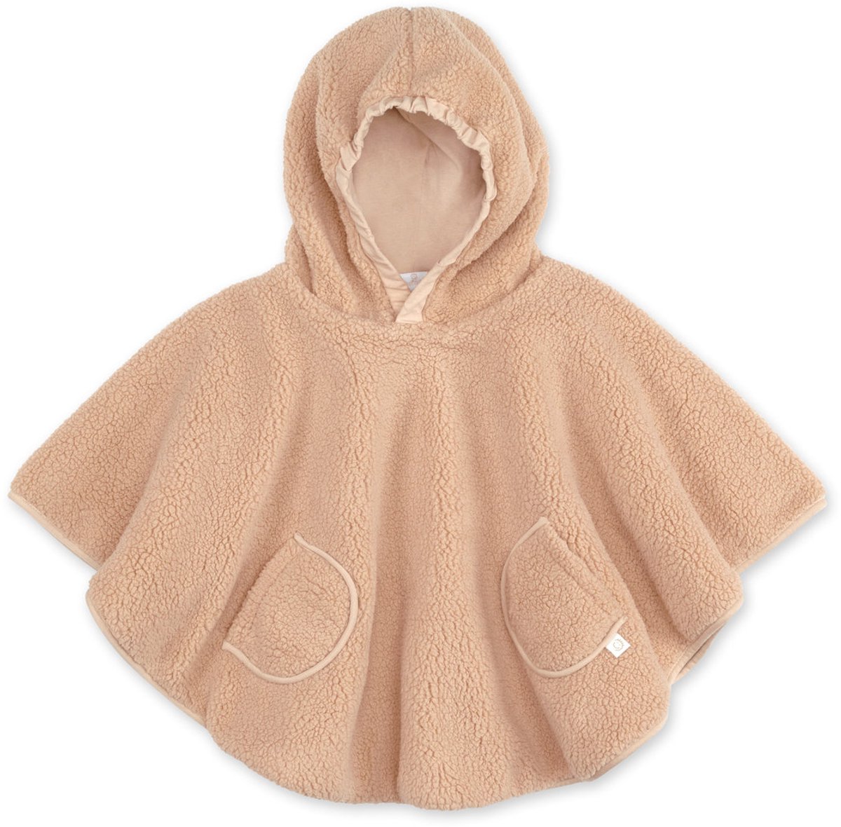 BEMINI Reisponcho - 9-36m - Warme teddy - Natural