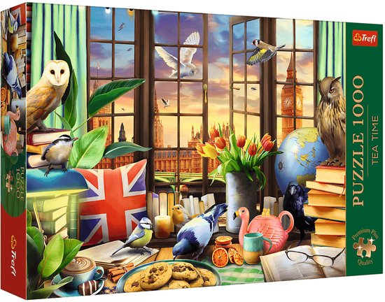 Trefl legpuzzel Tea Time All things British 1000 stukjes retro. | bol
