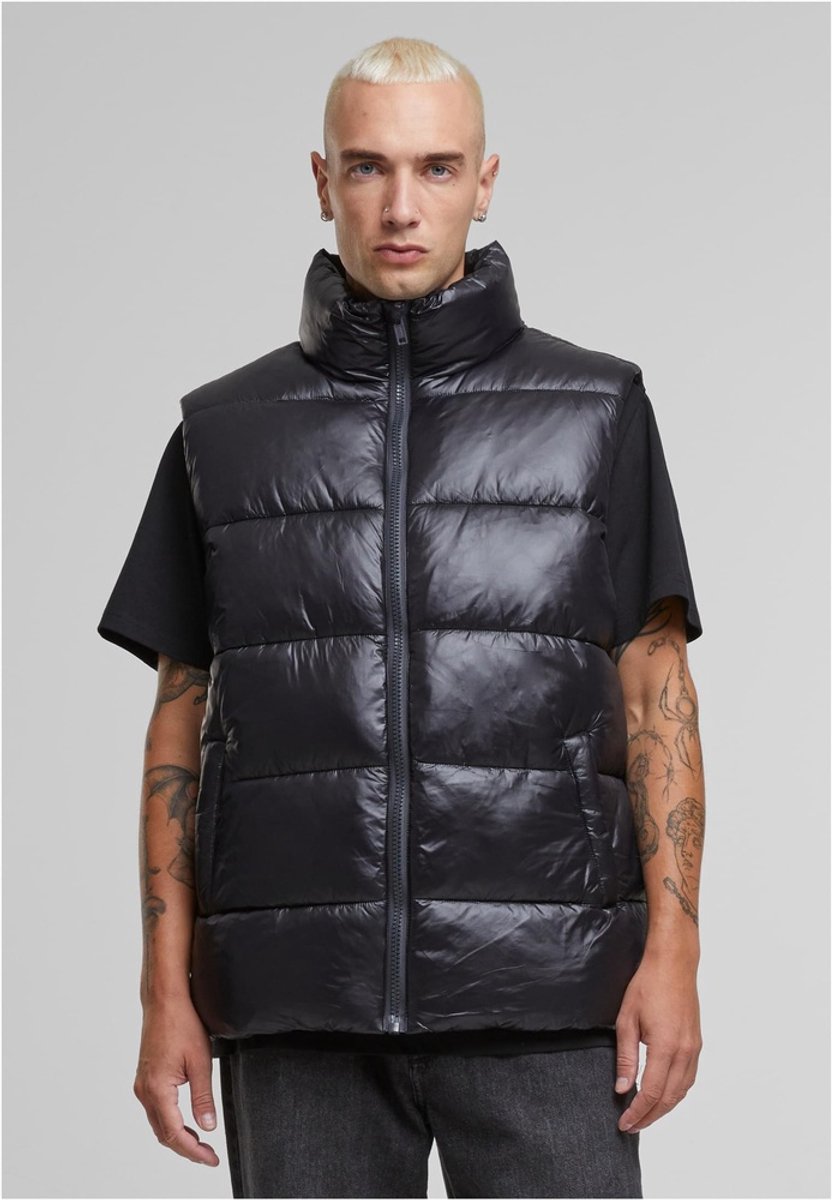 Urban Classics Recycled Big Puffer Mouwloos jacket L Zwart