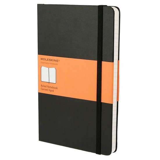Moleskine Classic Notitieboek - Large - Hardcover - Gelinieerd - Zwart