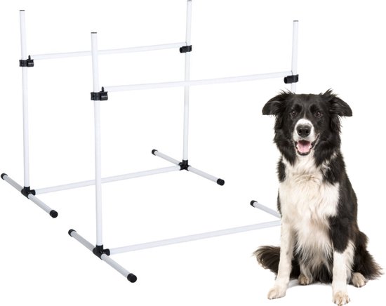 Foto: A sunny day behendigheid agility voor de hond horde horde set 2 stuks tot 95 cm honden behendigheidsset