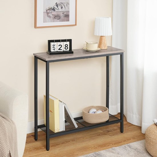 Yaheetech Consoletafel, gangtafel, smalle entreetafel met 1 lade en 2