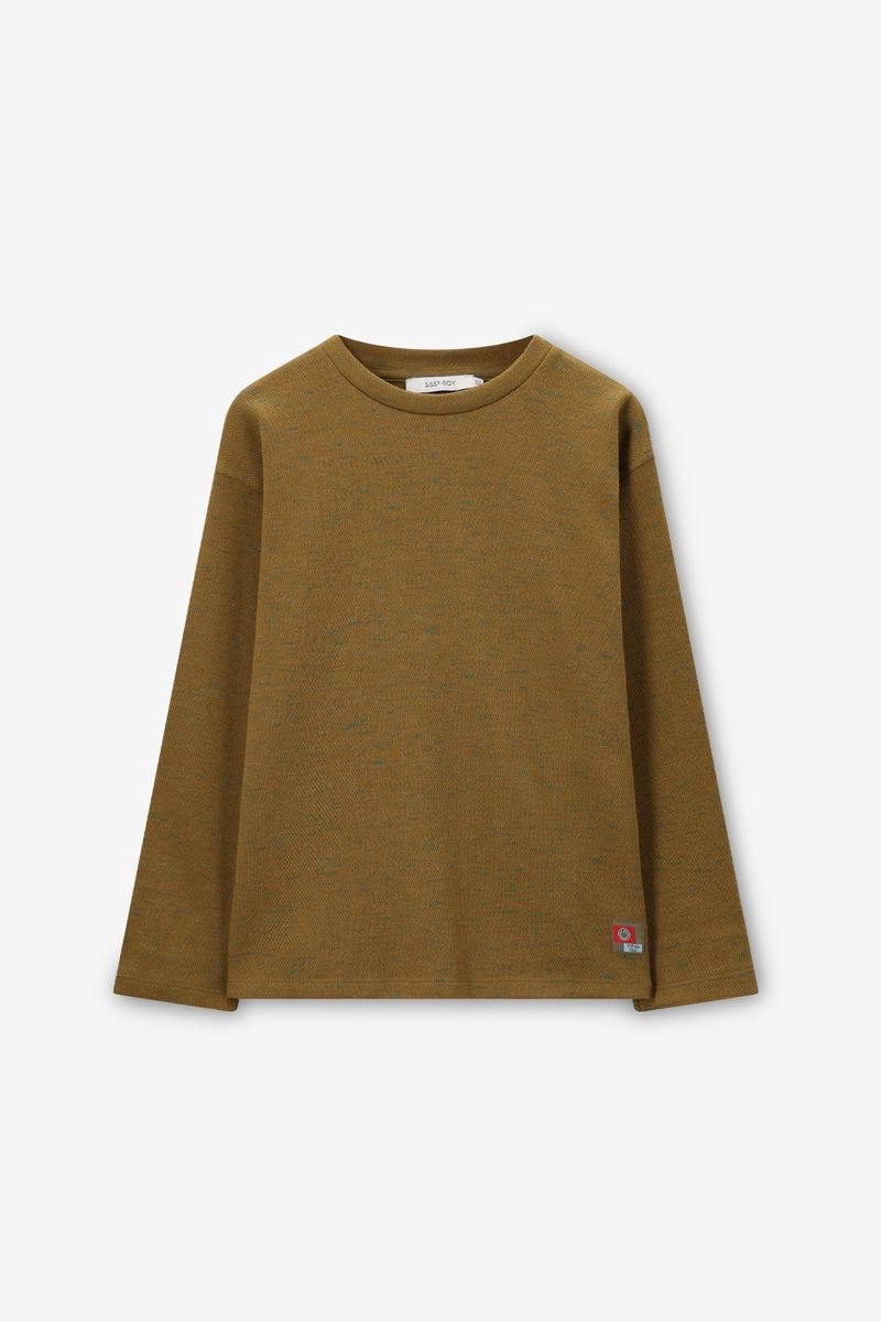 Sissy-Boy - Donkergroene structuur longsleeve
