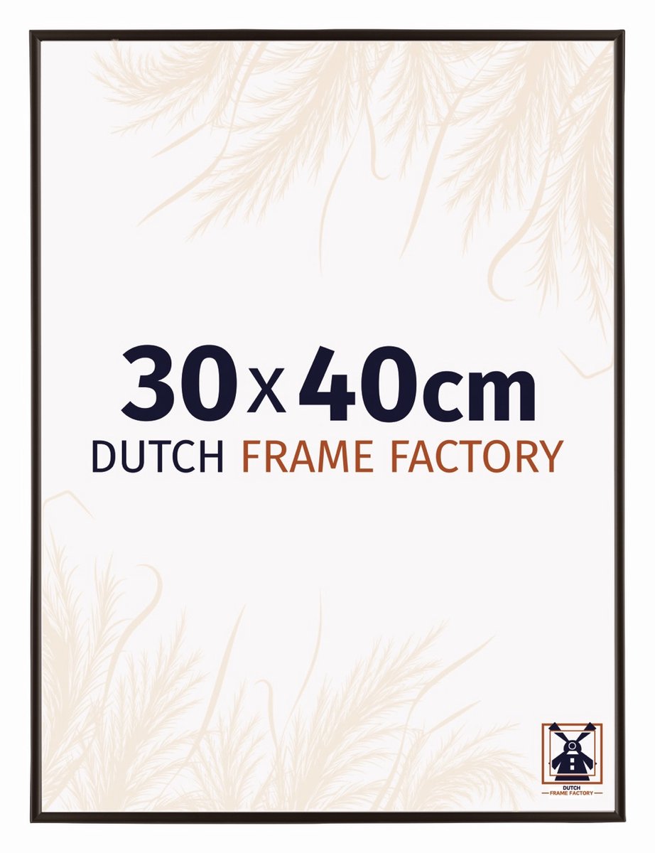 Dutch Frame Factory Fotolijst 30x40 cm - Kunststof - Antraciet - Easy