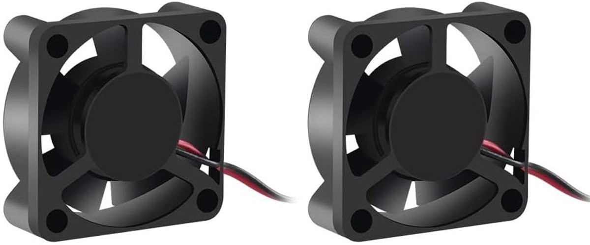 Image of 2-Pack 3010 DC Brushless Cooling Fan 12V 30mm Mini Fan Heat Sink for DIY Replacement Cooling Parts