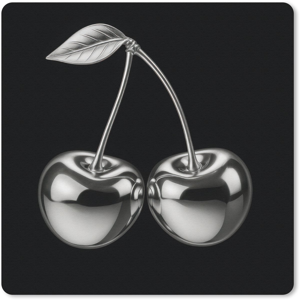 Muismat 20x20 cm - Mousepad Kers - Luxueus - Metallic - Muismatten