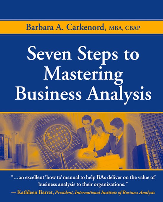 Seven Steps to Mastering Business Analysis - cover