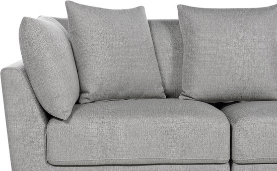 SIGTUNA - Canapé trois places - Gris clair - Polyester