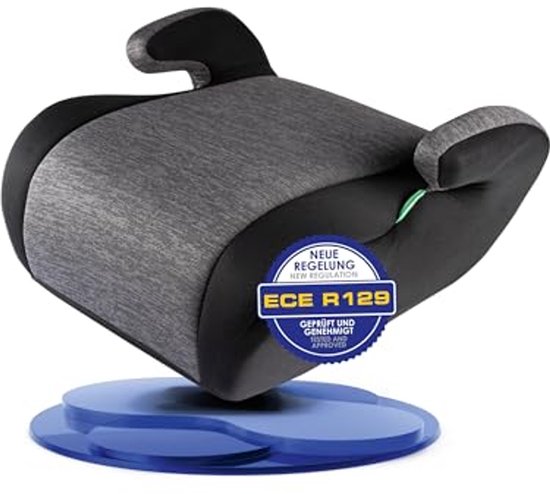 Comfortabele kinderzitverhoger voor auto | Geschikt voor 125-150 cm en gemakkelijk wasbaar | Nieuwe norm ECE R 129