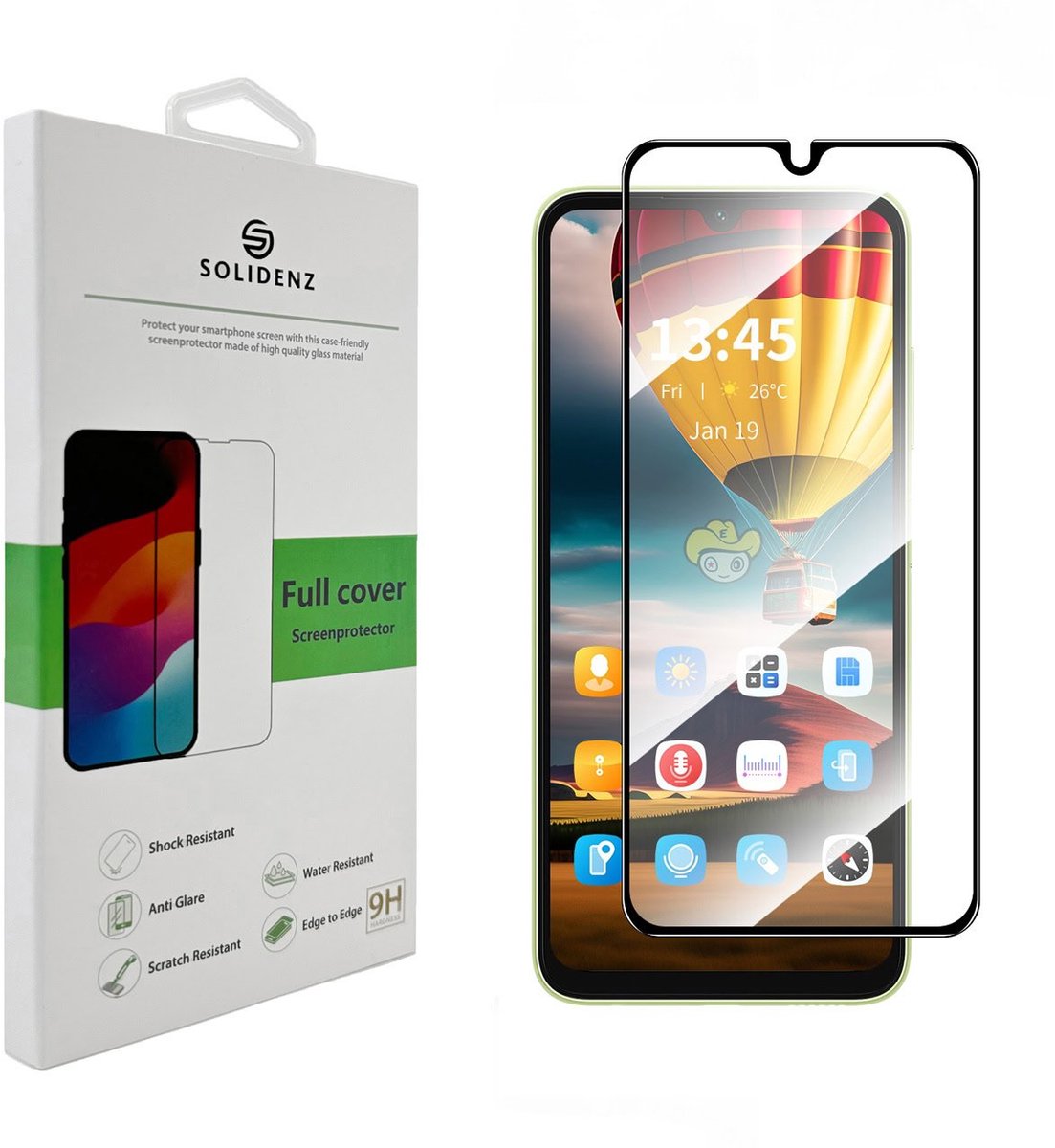 Solidenz Screenprotector - Geschikt voor Samsung Galaxy A26 - Premium Fullcover