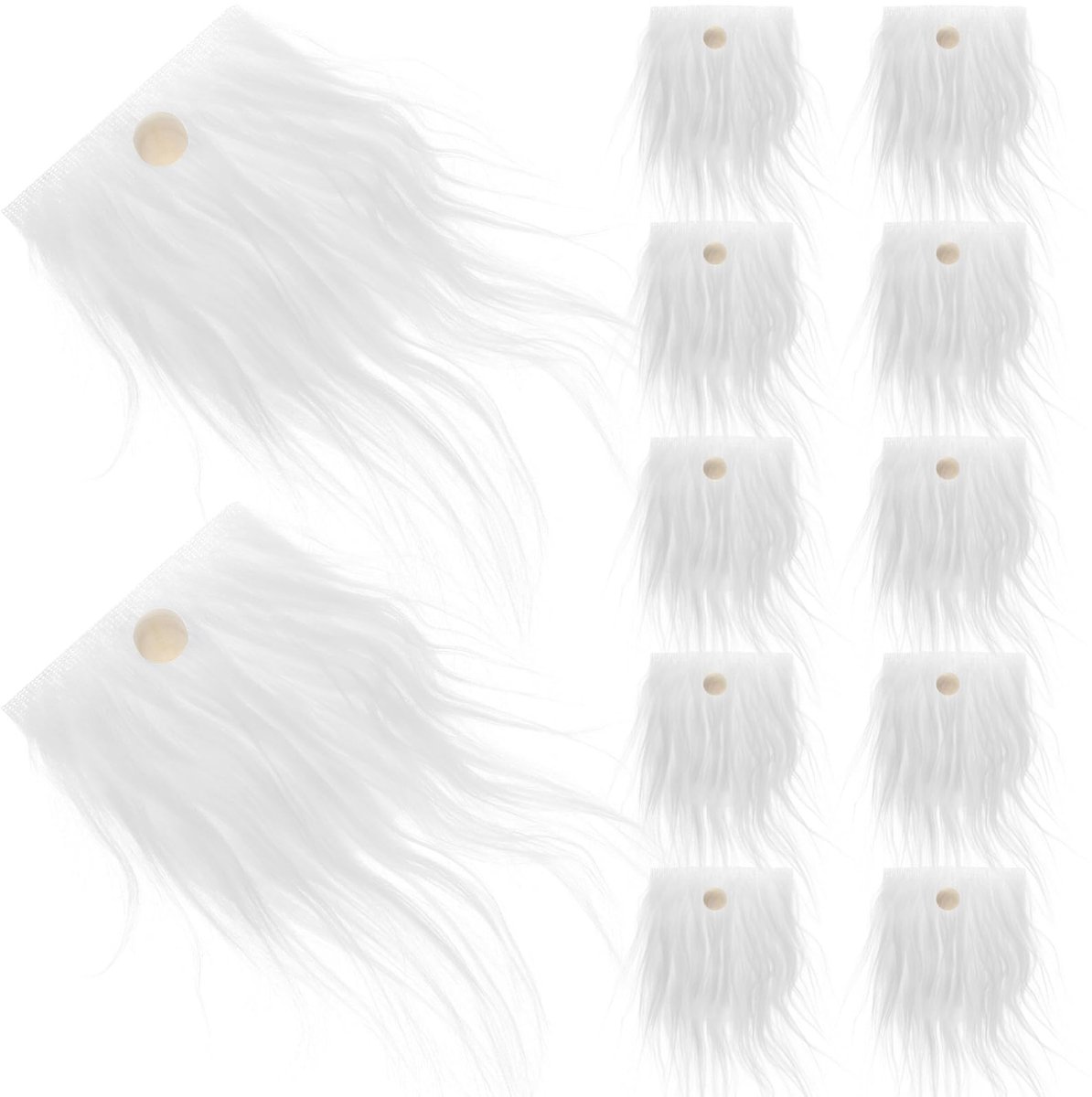 -delige voorgesneden GNOME-baard haaraccessoireset om te knutselen, kunsttrim voor mannenverzorging