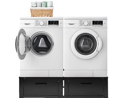 Wasmachine verhoger met lade | Dubbele en enkele varianten | Verhoog je wasmachine en droger | Stijlvol en duurzaam