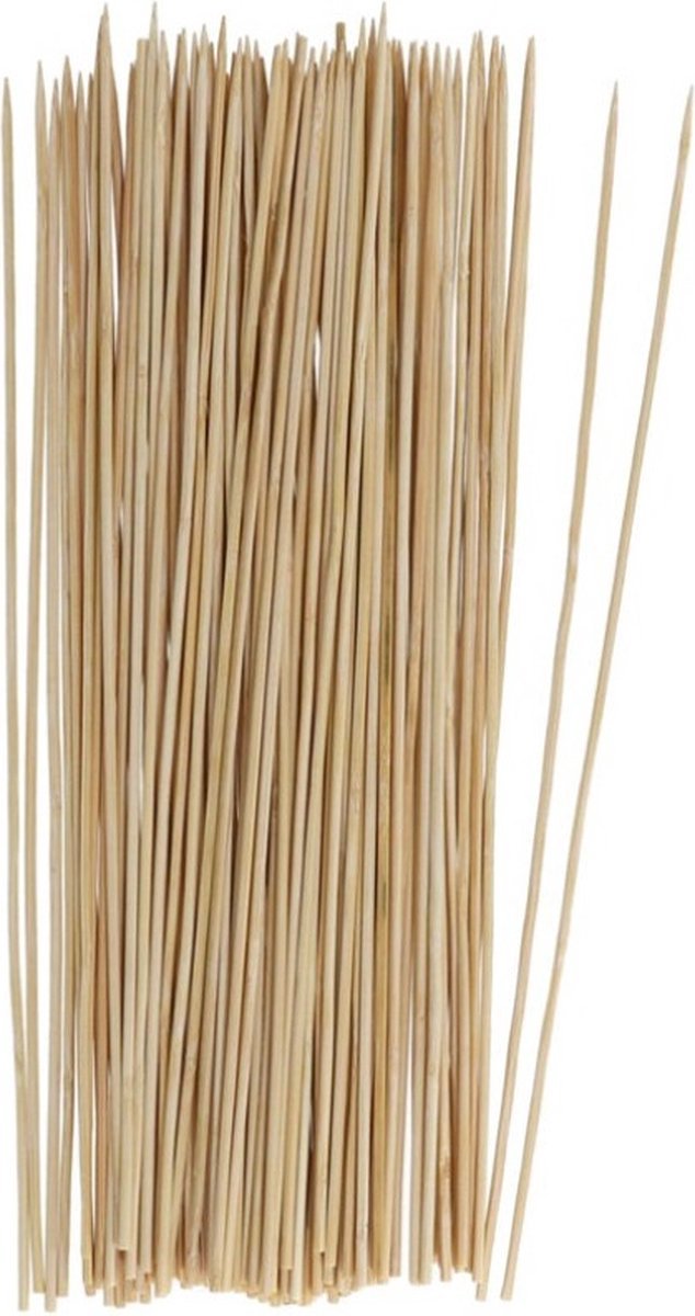 Finnacle - Sat Stokjes - Satprikkers - Extra Lang - 30 cm - Bamboe - Set van 100