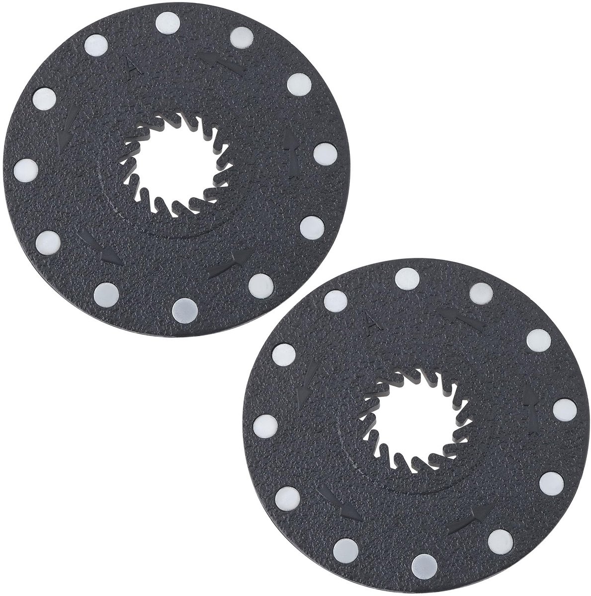2pcs Electric Bike Pedal Sensor Disc 12 Diameter Magnetic 65mm Opening 15mm Magnet Sensor Compatible with Green 7.7 ZT20R Z801 Z802