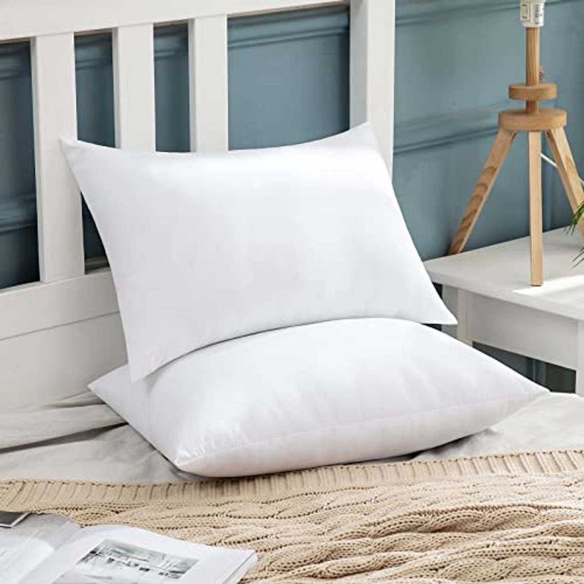 Set van 4 Kussens 45x45 cm met 7D Polyestervulling - Decoratieve Binnenkussens voor Woonkamer en Slaapkamer