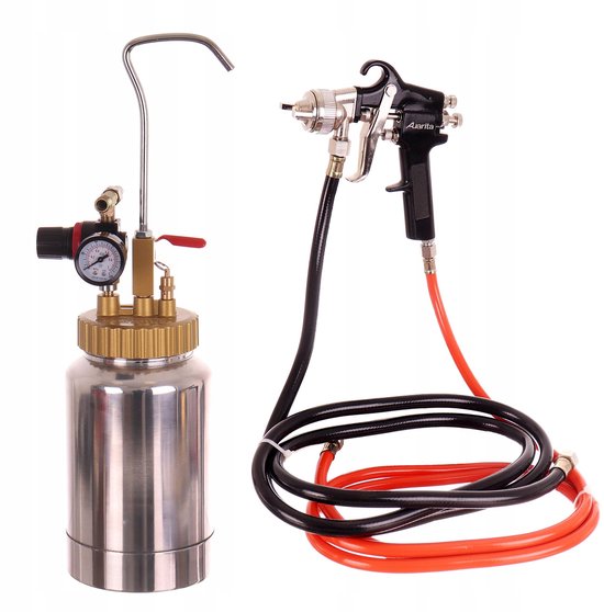 Paint Gun ORAZIO Air Paint Spray Gun, 1000Ml Capacity 1.8Mm Nozzle High