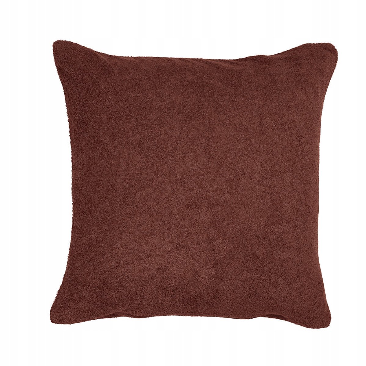 Frotte kussensloop 70x80 cm - dik en zacht, chocoladebruin