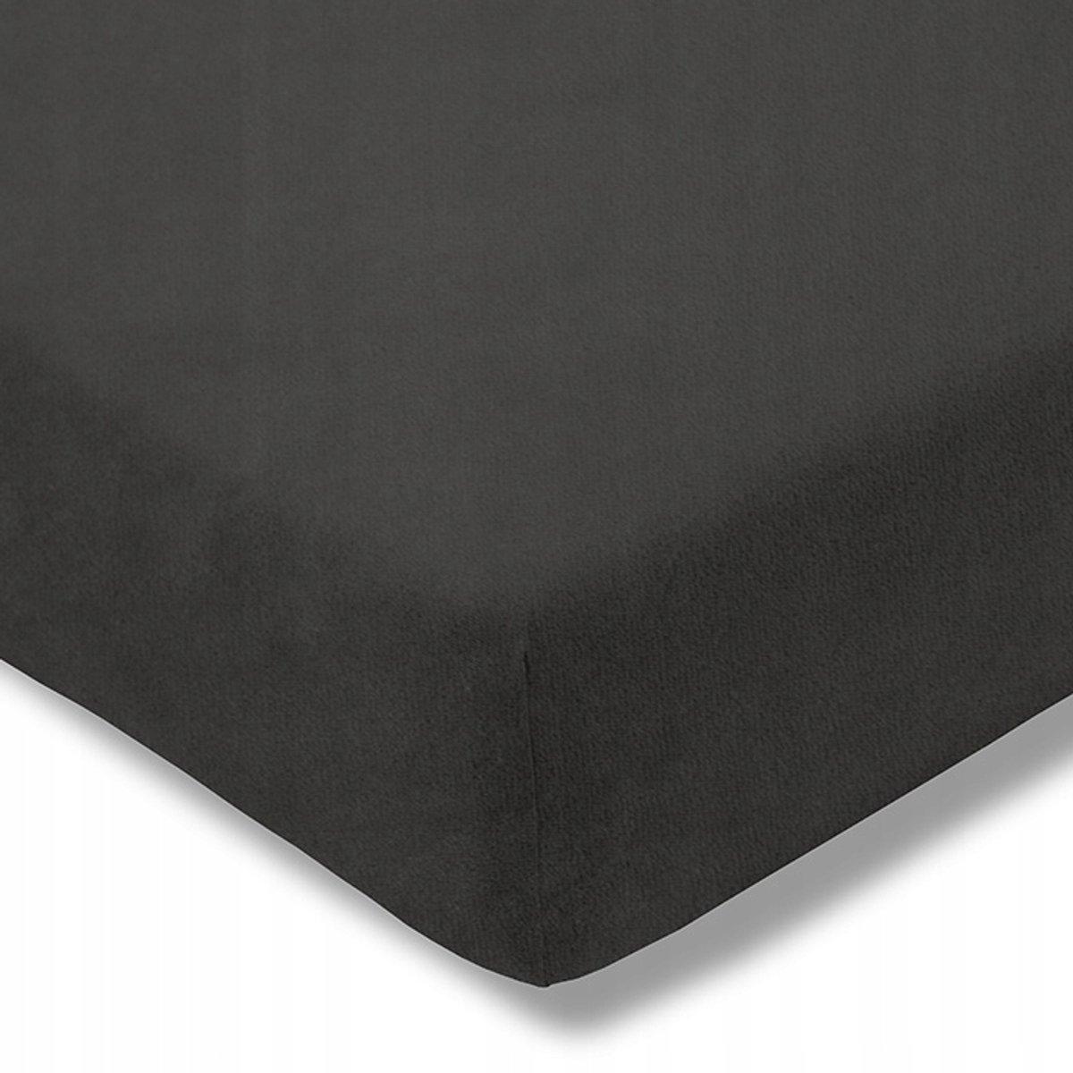 Estella Velours Hoeslaken 100x200 cm - Antraciet
