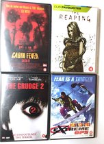 DVD Set -4 Stuks - The Reaping, Cabin Fever, The Grudge 2, Fear is a Trigger