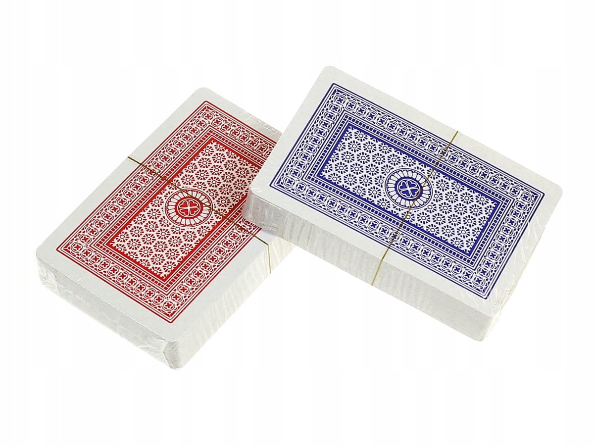 Poker Speelkaarten: 2 Dekken in Plastic Doos (108 kaarten)