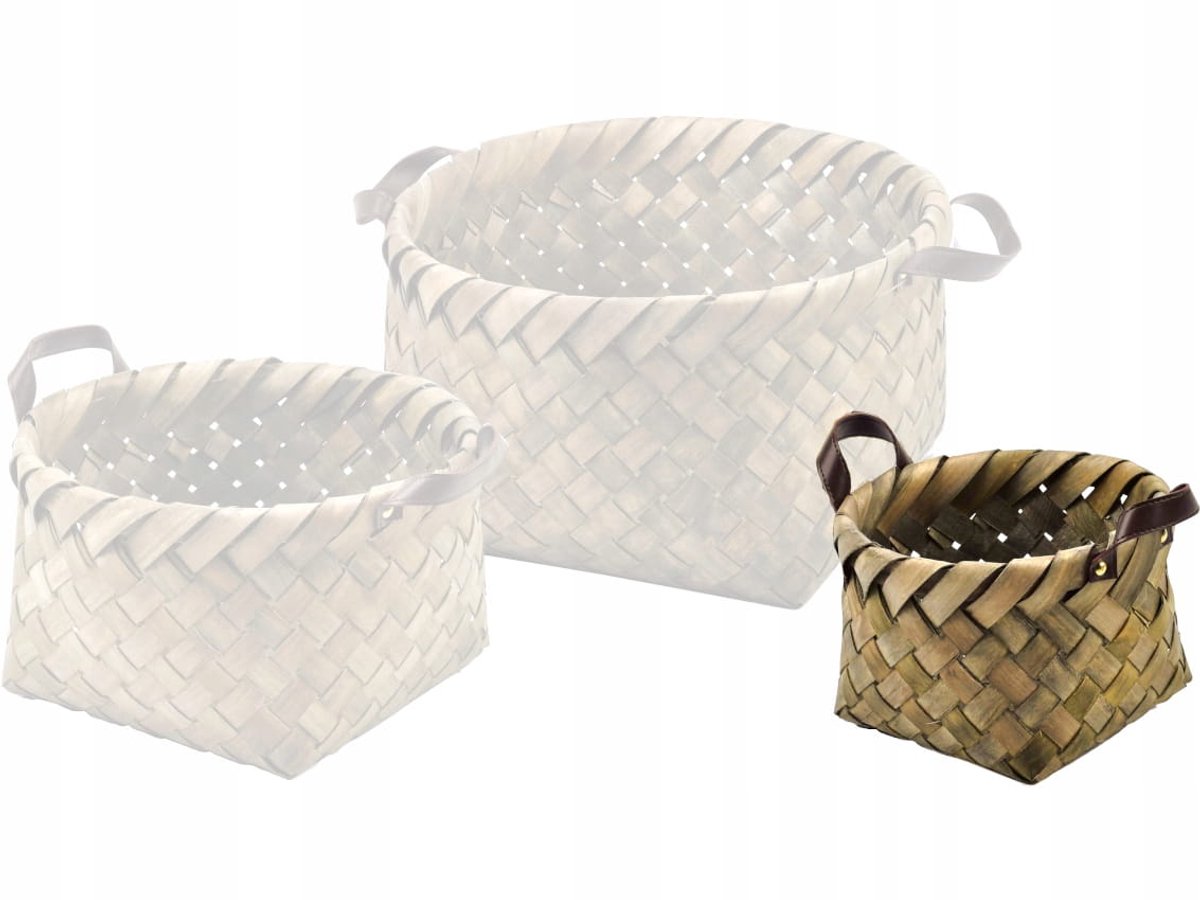Mooie Boho man met handvatten, bamboe, beige, S-formaat