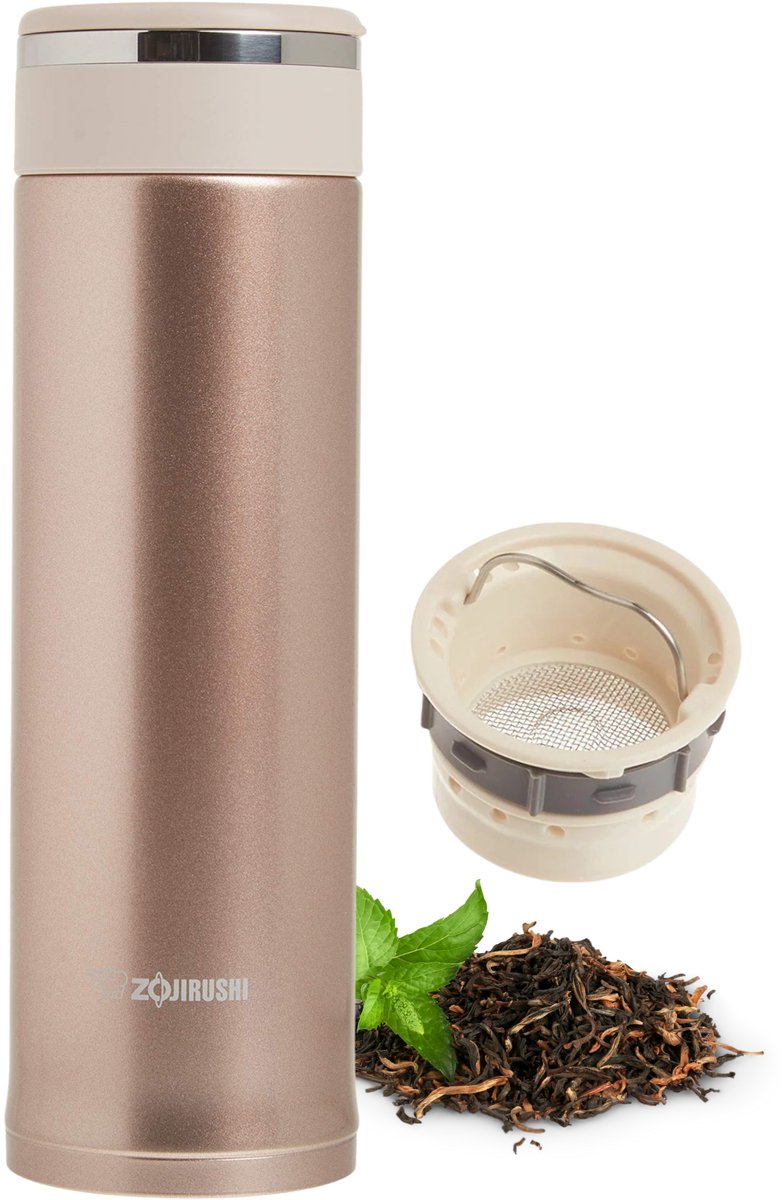 Zojirushi Thermosbeker 460ml Goud - Met Thee-infuser