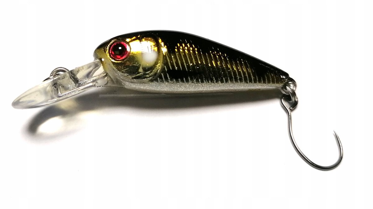 Strike Pro UL Rider Deep SP 3,4 cm Wobbler - Ophangend, met enkele haak