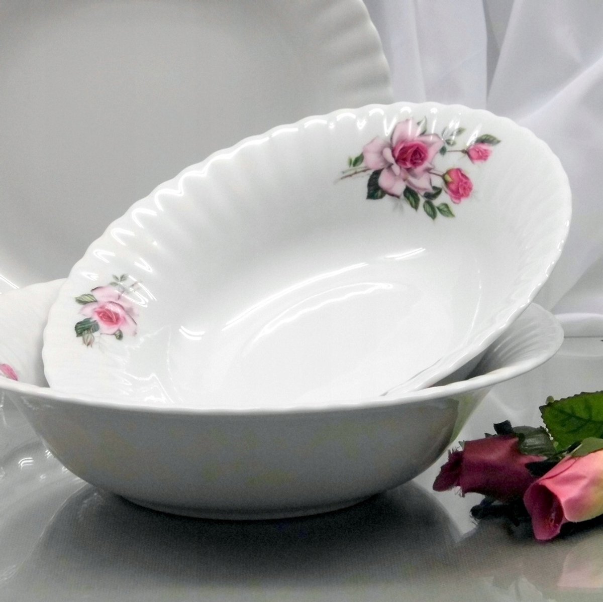 Malcer Slakom Porselein Rond 26 cm Iwona 873