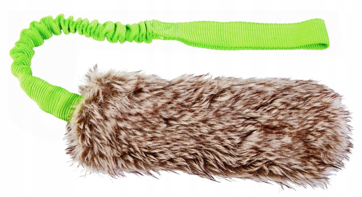 DINGO Hondenspeeltje met Bungee en Kunstbont - 55cm