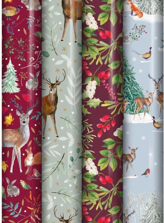 Papier cadeau de Noël Solacis - Luxe - Papier cadeau - Noël - Fêtes - Cadeau - Must pour les fêtes !