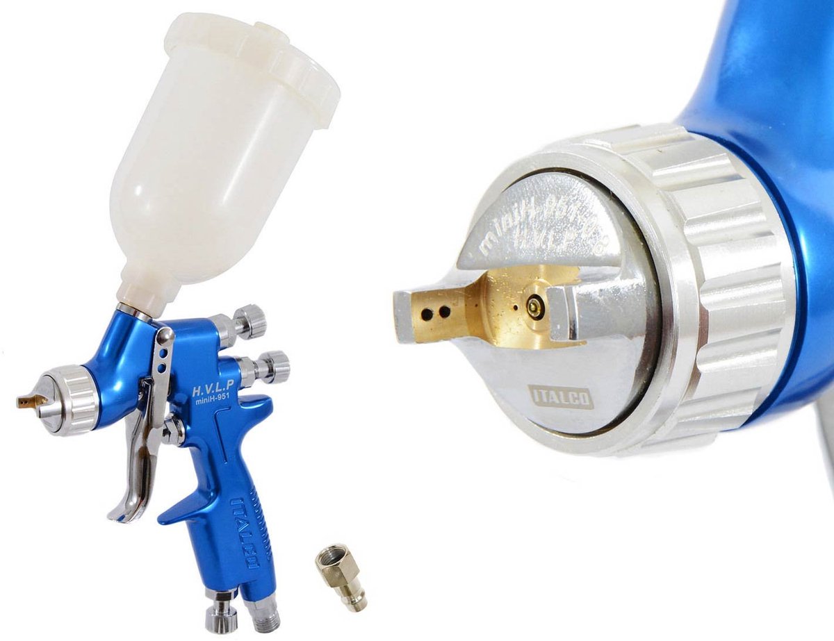 ITALCO H-951 Mini Verfspuit HVLP 0,8mm - Professioneel