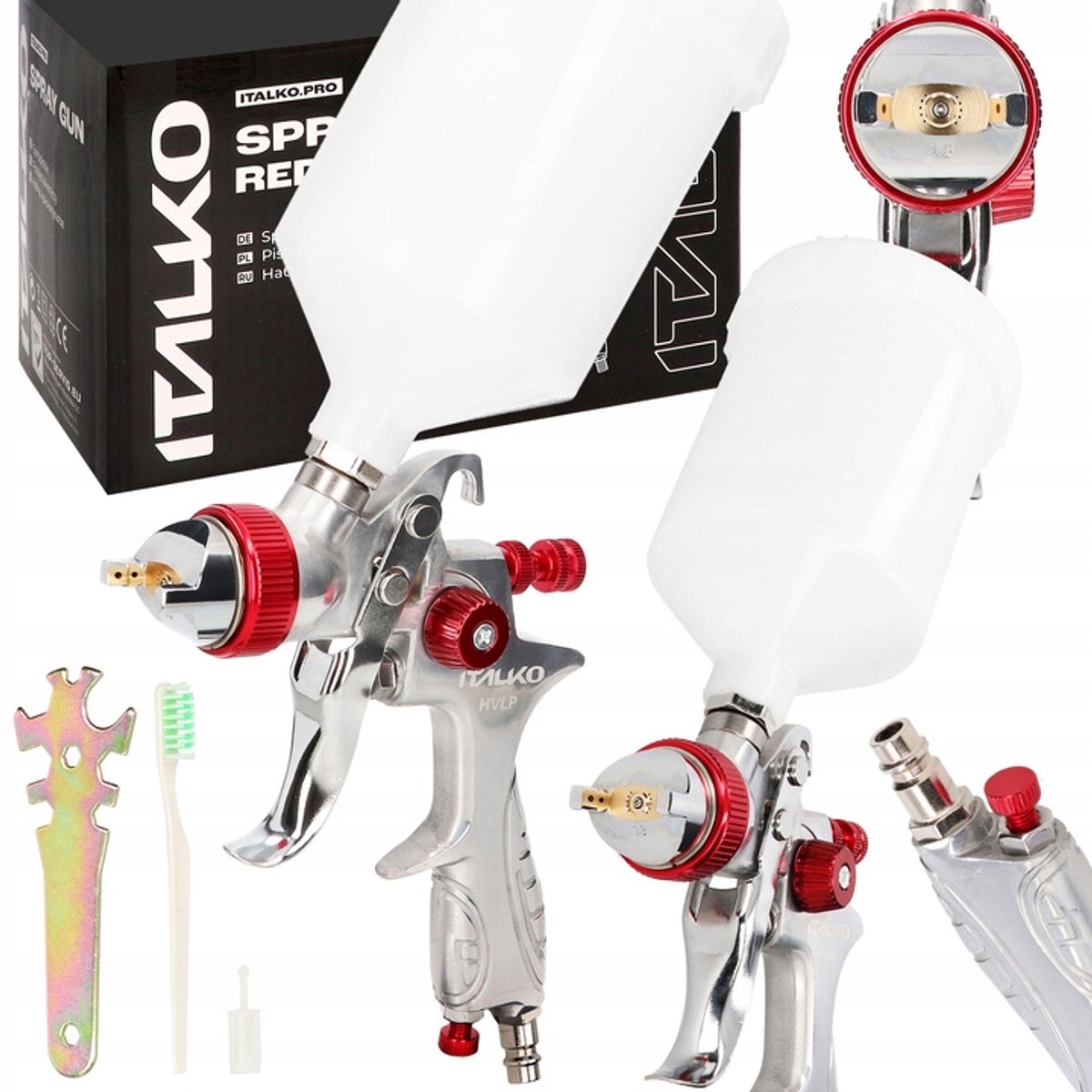 Italko HVLP Spuitpistool 1.3mm - Professioneel Lakspuitpistool