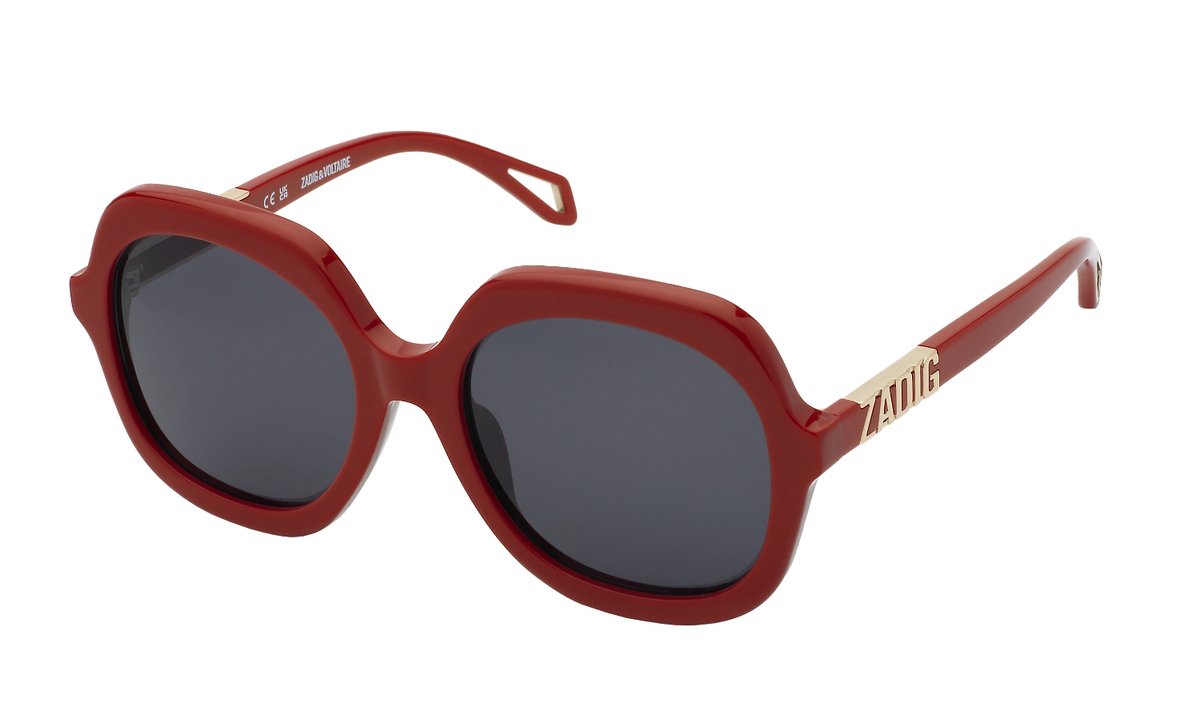 Zadig&Voltaire SZV404 06XX ROSSO PIENO LUCIDO 56/19/140 Vrouw Zonnebrillen