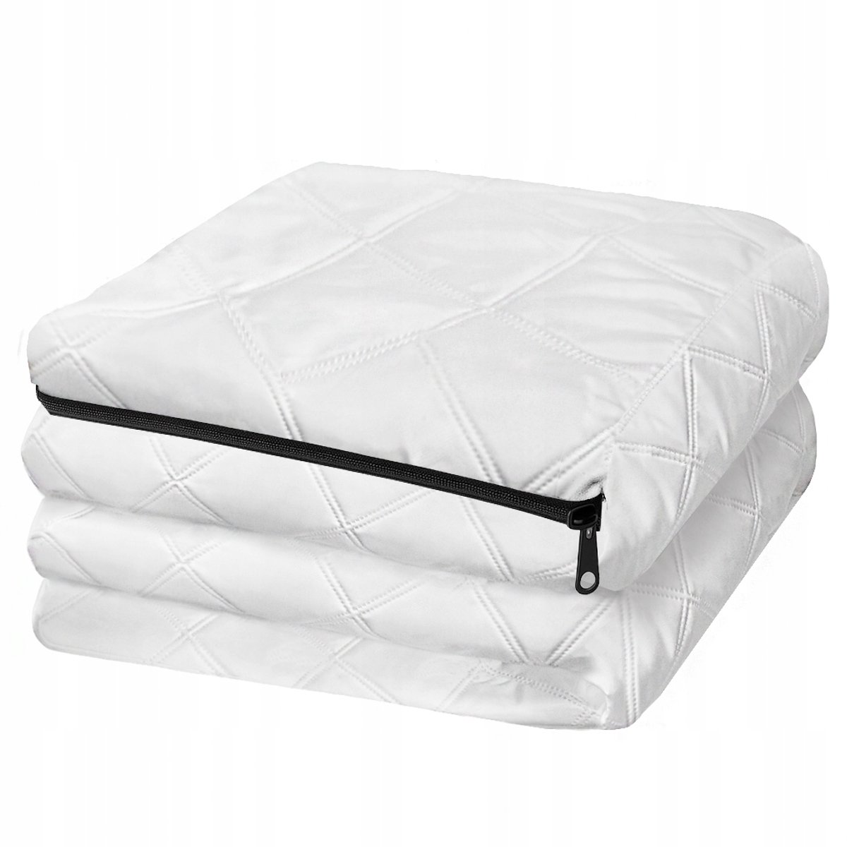 Matrashoes 60x130cm met zwarte rits - Hoge kwaliteit, zacht