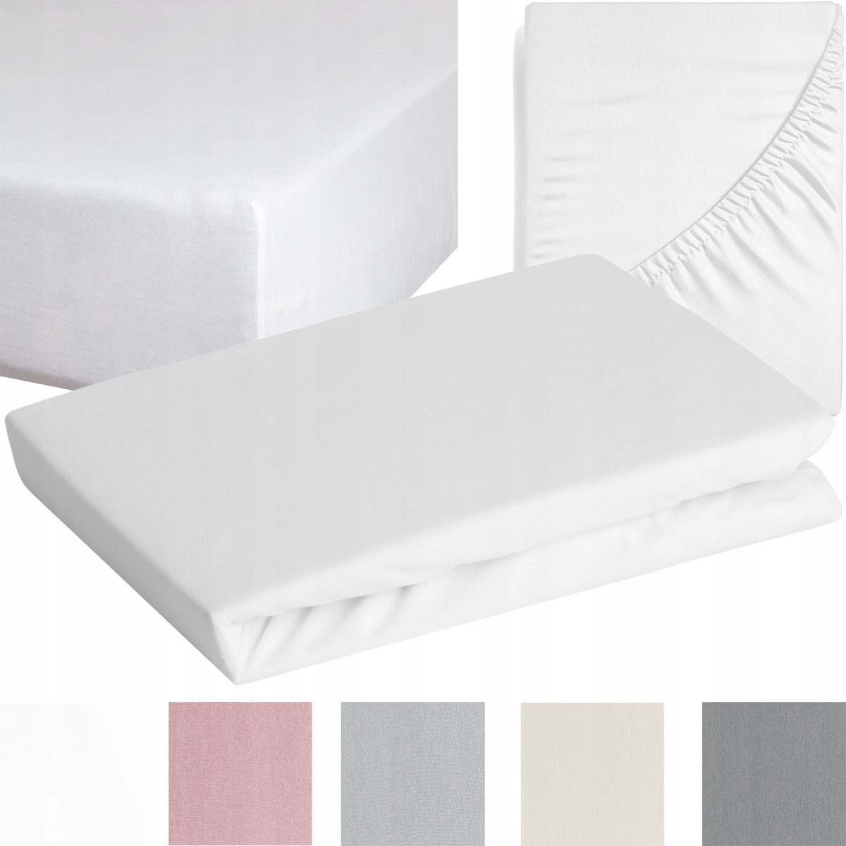 Eurofirany Jersey Hoeslaken met Elastiek 160x200 cm - Zacht Katoen diverse kleuren