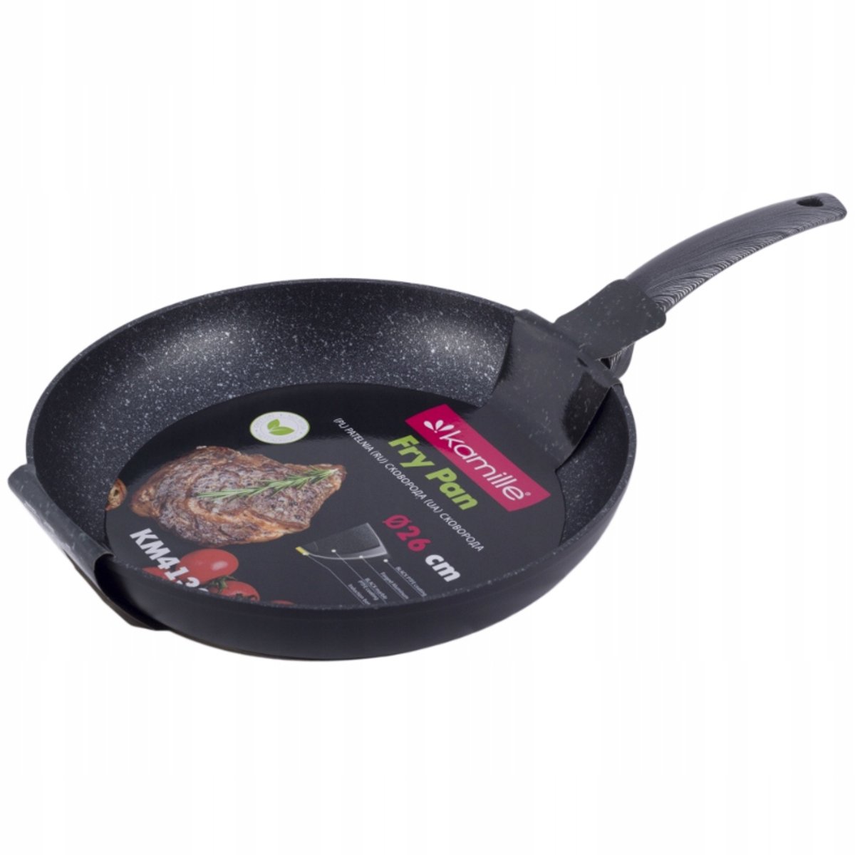 Kamille Marmite Koekenpan 26 cm Inductie, Anti-aanbak