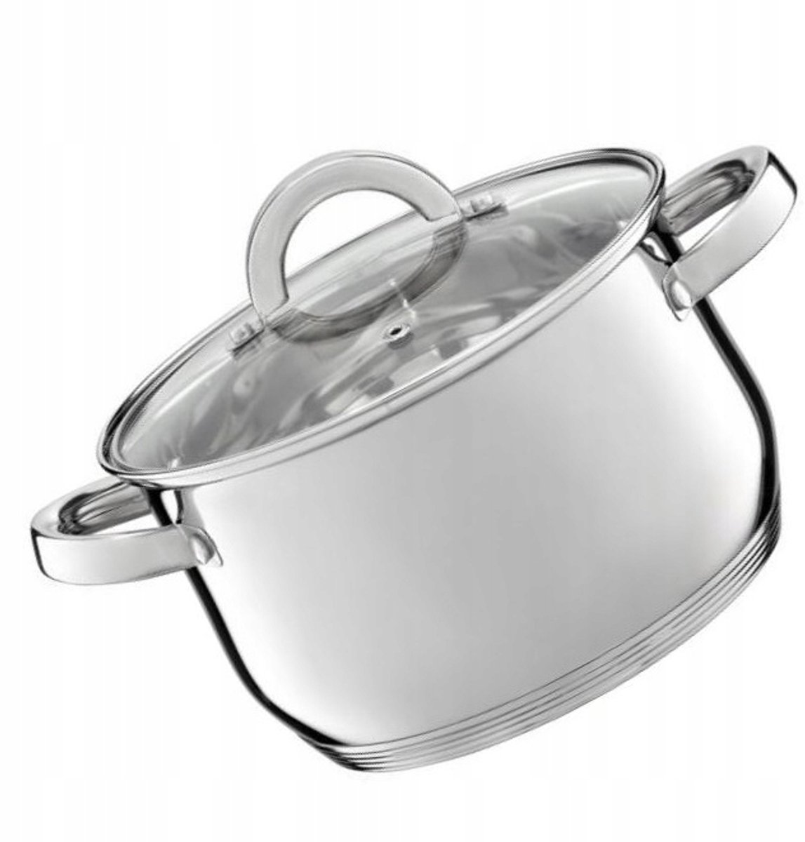 Ambition Berry Inductie Pan Staal met Deksel 18cm 2.5L