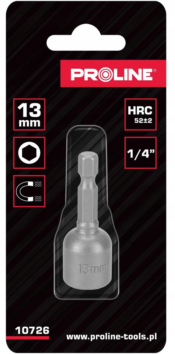 Proline Magnetische Dop 1/4" Hex 13mm - Stabiele Schroefbevestiging