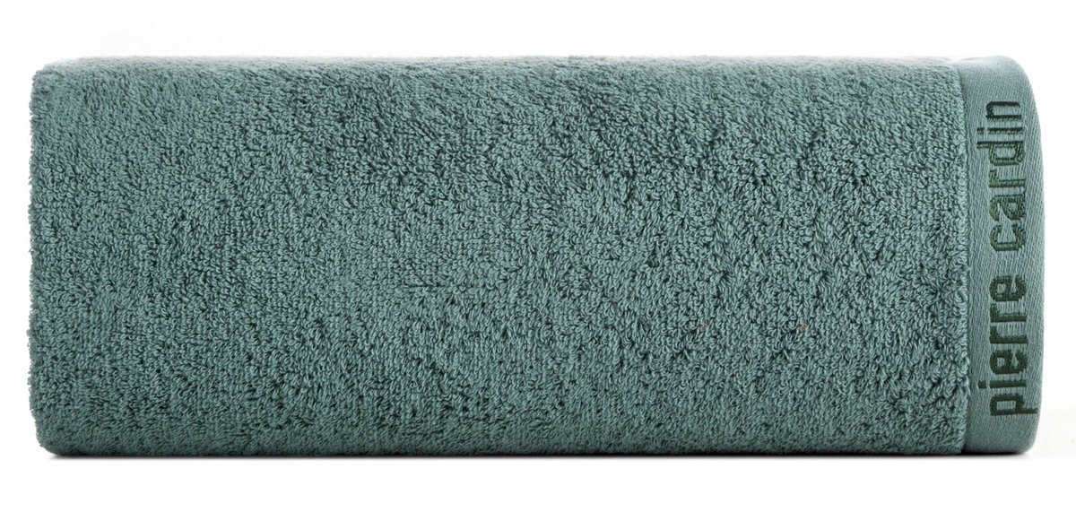 Pierre Cardin Handdoek Evi 50x90 cm Donkergroen 100% Katoen