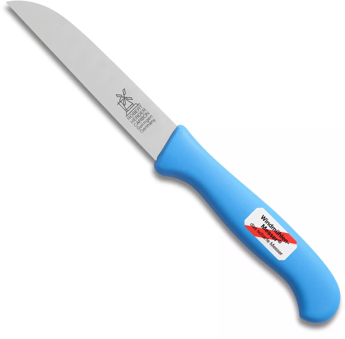 Robert Herder Molenmes – Klassieker – Groot Groentemes – RVS – Lemmet 104 mm – Kunststof Heft – Blauw
