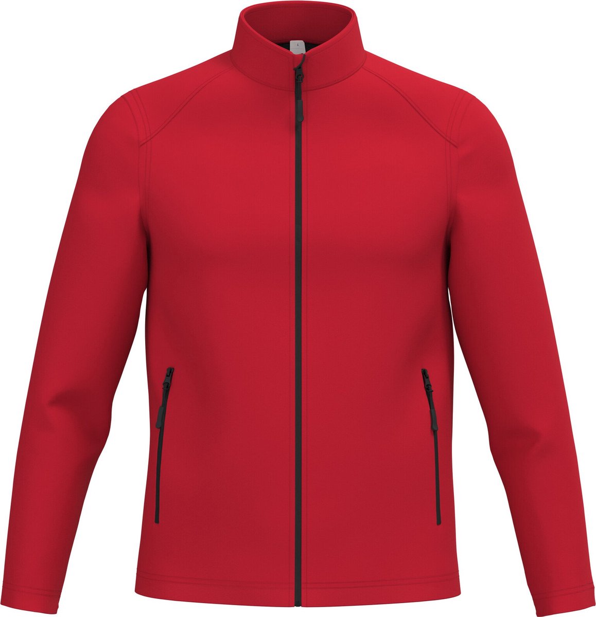 iDeal Basic Brand Heren Softshelljas 2 laags IB410 Ideal Rood