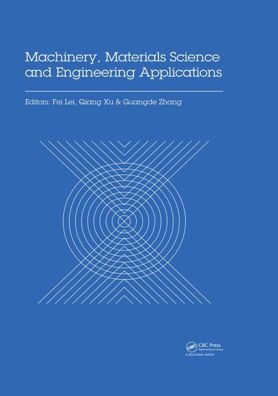 Machinery, Materials Science and Engineering Applications - cover
