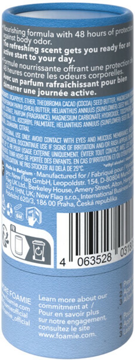 Foamie Deodorant Stick Refresh - 3 x 40 gr - Voordeelverpakking