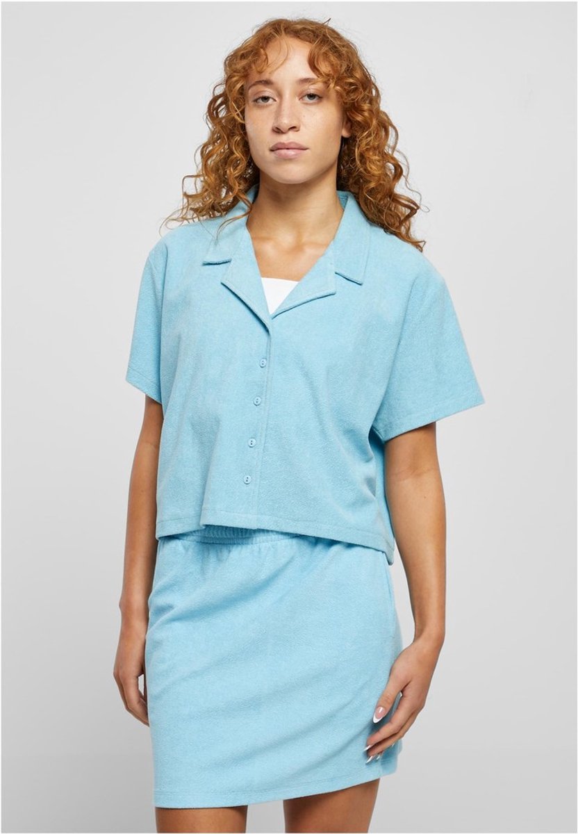 Urban Classics Towel Resort Blouse XXL Blauw