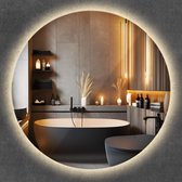 Ben Vita Ovale Spiegel Met LED Verlichting En Anti-condens 60x120 Cm Mat Wit Spvitled60120mw