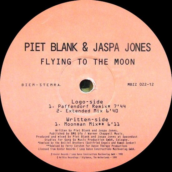 Piet Blank & Jaspa Jones Flying To The Moon - BIEM STEMRA MBZZ 022-12.